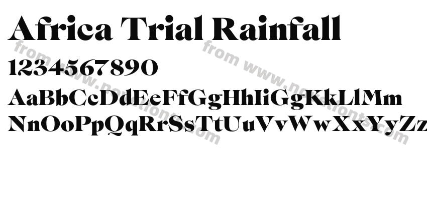 Africa Trial RainfallPreview