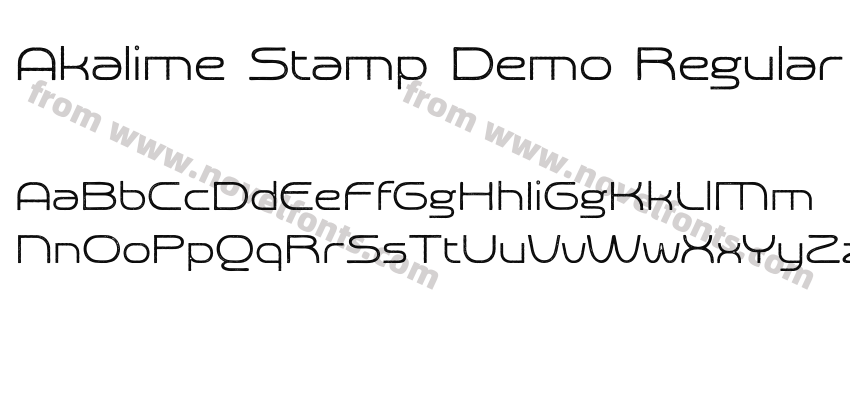 Akalime Stamp Demo RegularPreview