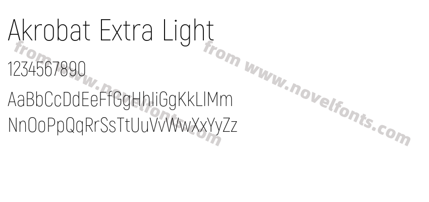 Akrobat Extra LightPreview