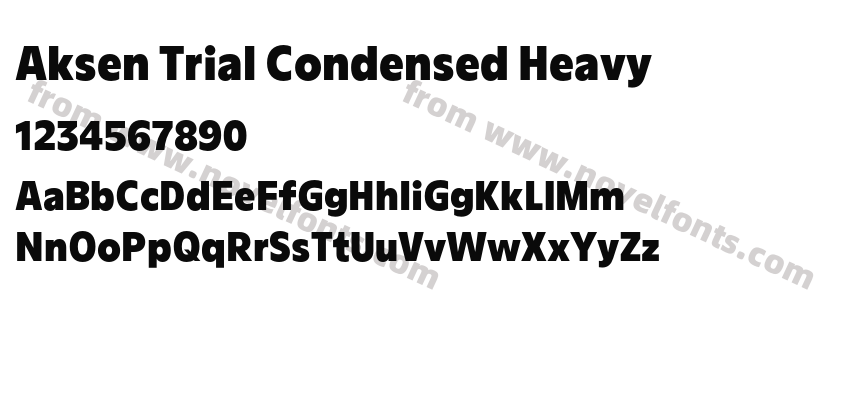 Aksen Trial Condensed HeavyPreview