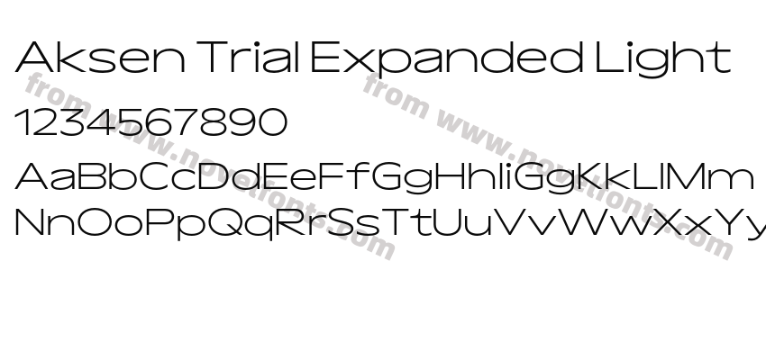 Aksen Trial Expanded LightPreview