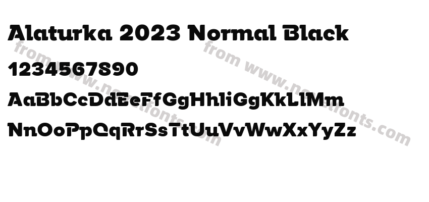 Alaturka 2023 Normal BlackPreview