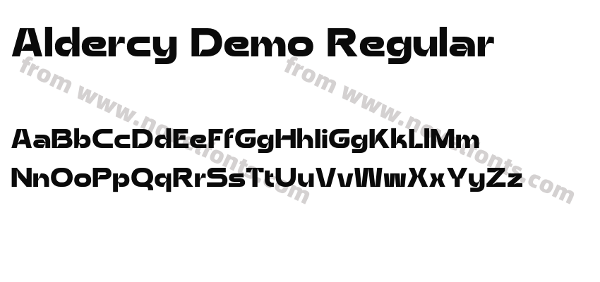 Aldercy Demo RegularPreview