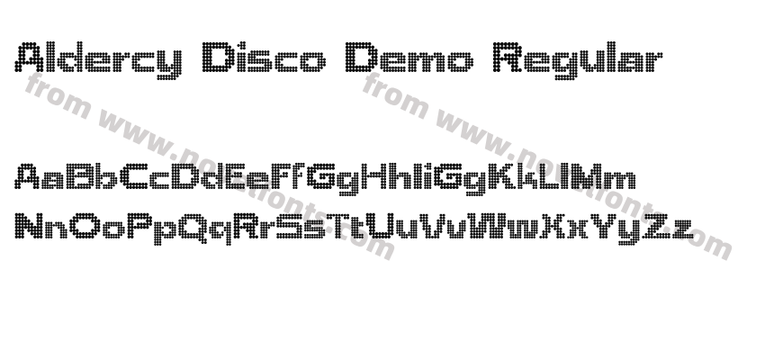 Aldercy Disco Demo RegularPreview