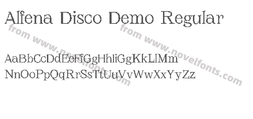 Alfena Disco Demo RegularPreview