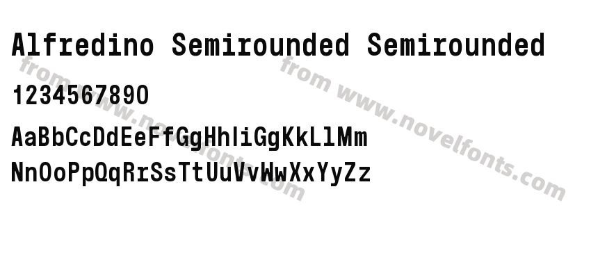 Alfredino Semirounded SemiroundedPreview