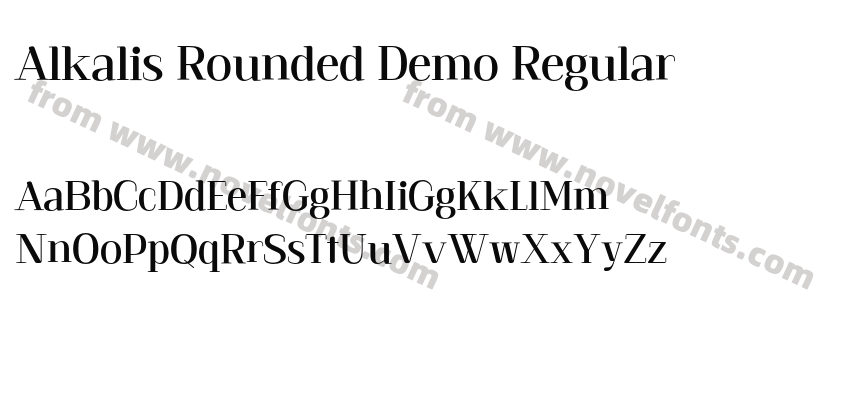 Alkalis Rounded Demo RegularPreview