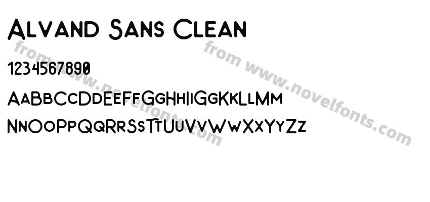 Alvand Sans CleanPreview