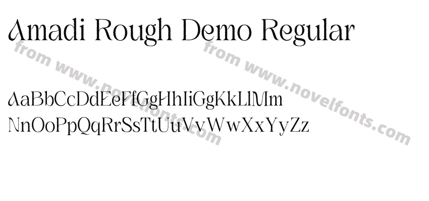 Amadi Rough Demo RegularPreview