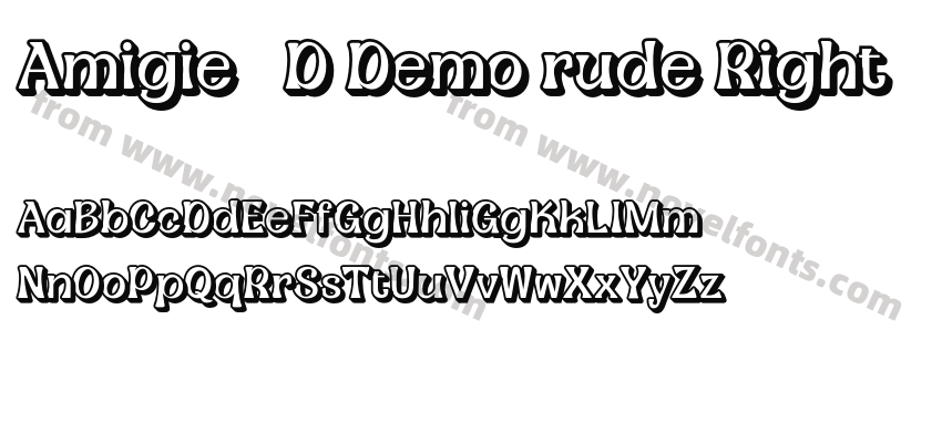 Amigie 3D Demo rude RightPreview