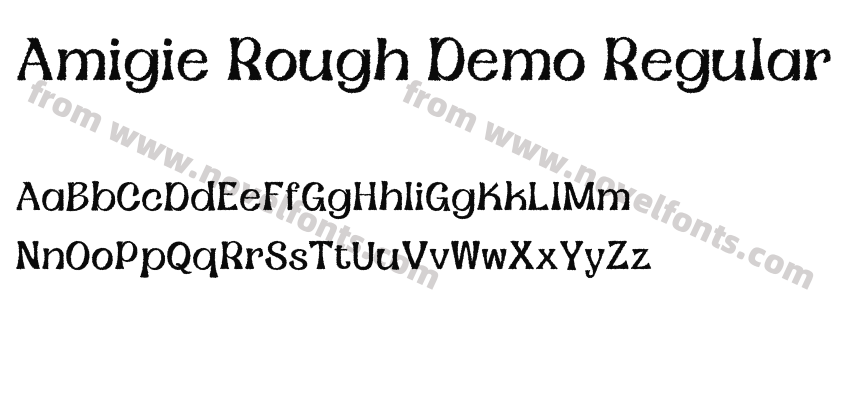 Amigie Rough Demo RegularPreview