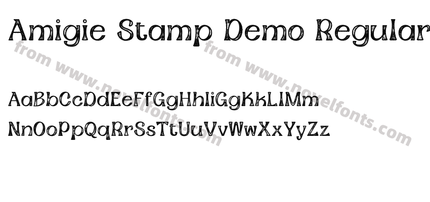 Amigie Stamp Demo RegularPreview