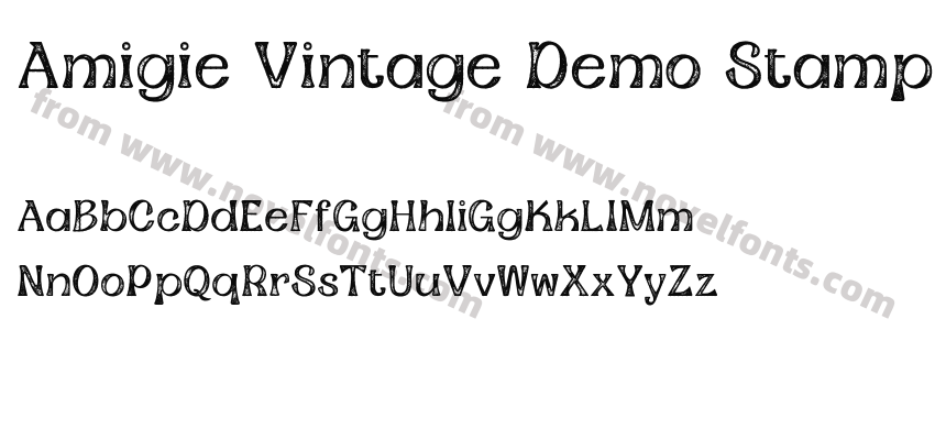 Amigie Vintage Demo StampPreview