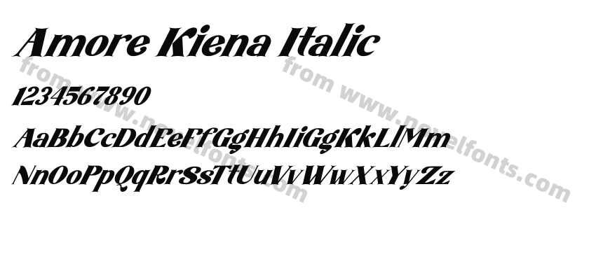 Amore Kiena ItalicPreview