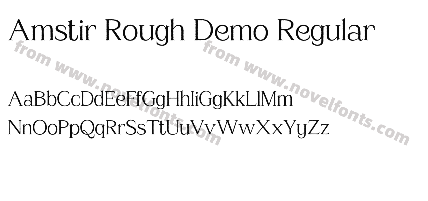 Amstir Rough Demo RegularPreview