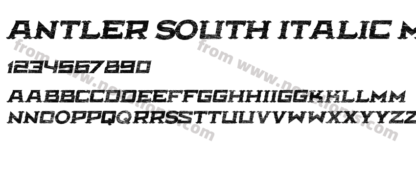 Antler South Italic MetalPreview