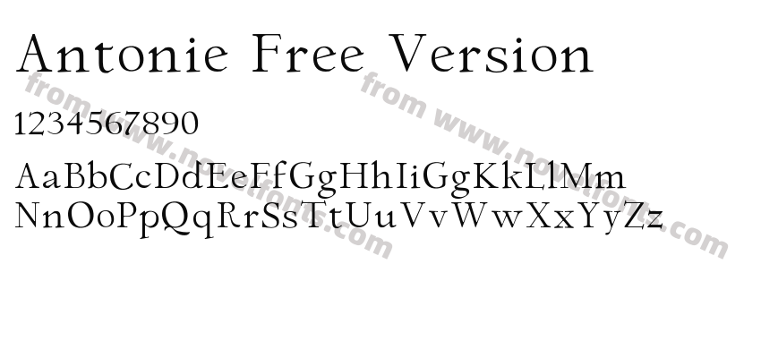 Antonie Free VersionPreview