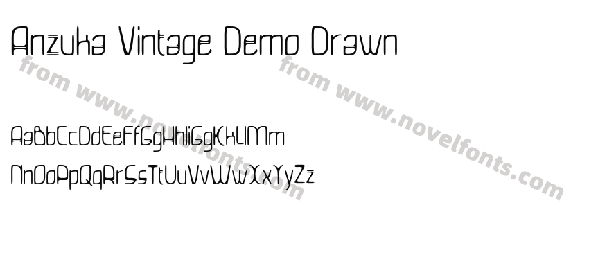 Anzuka Vintage Demo DrawnPreview