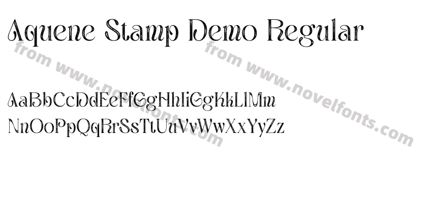 Aquene Stamp Demo RegularPreview