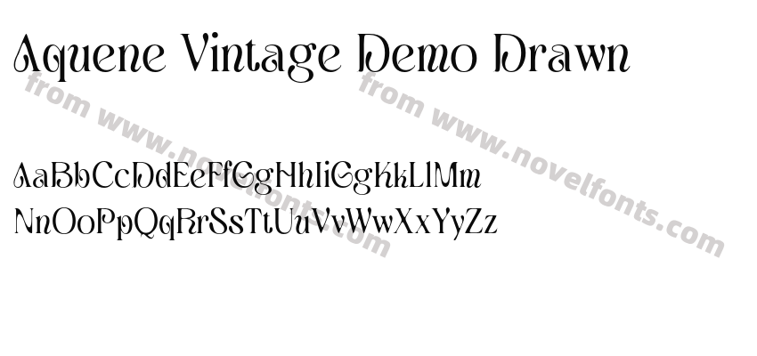 Aquene Vintage Demo DrawnPreview