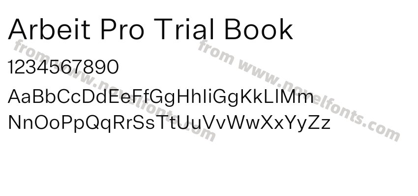 Arbeit Pro Trial BookPreview