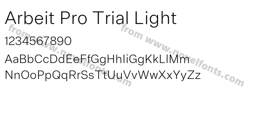 Arbeit Pro Trial LightPreview