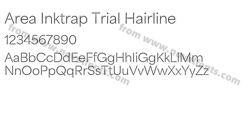 Area Inktrap Trial HairlinePreview