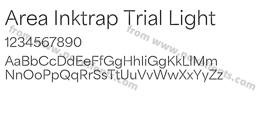 Area Inktrap Trial LightPreview