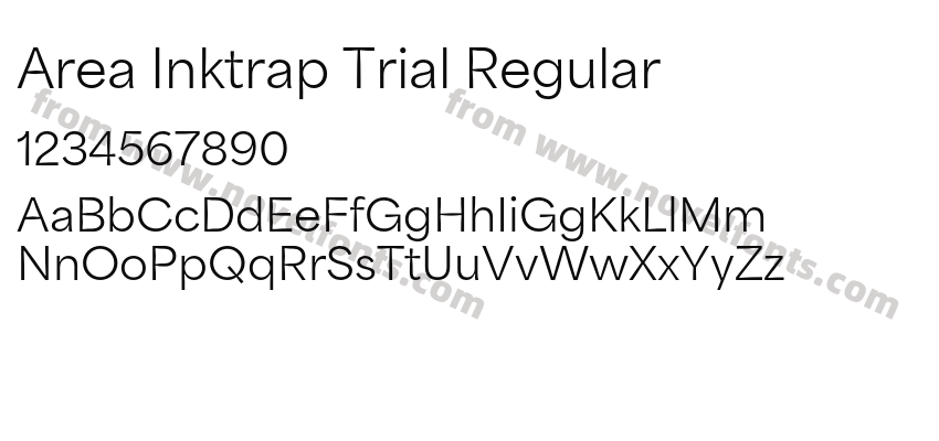 Area Inktrap Trial RegularPreview