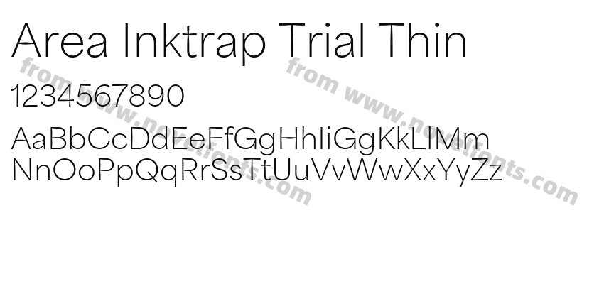 Area Inktrap Trial ThinPreview