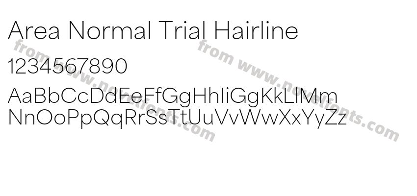 Area Normal Trial HairlinePreview