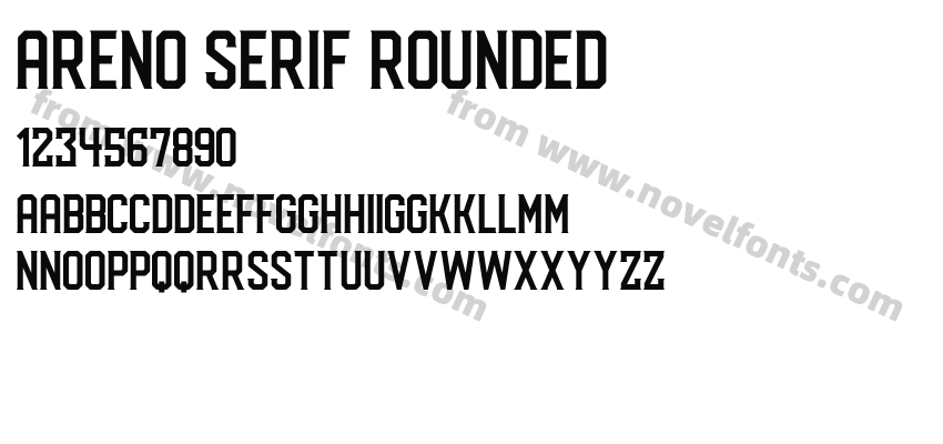 Areno Serif RoundedPreview