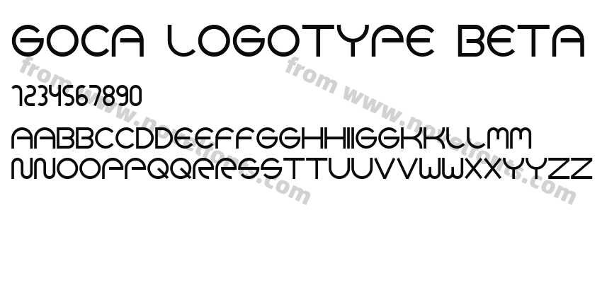 GOCA LOGOTYPE BETAPreview