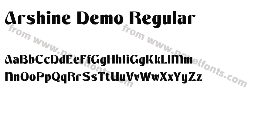 Arshine Demo RegularPreview