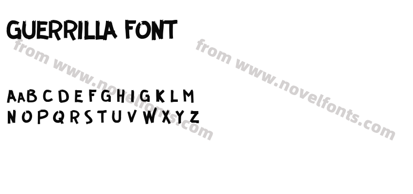 GUERRILLA FONTPreview