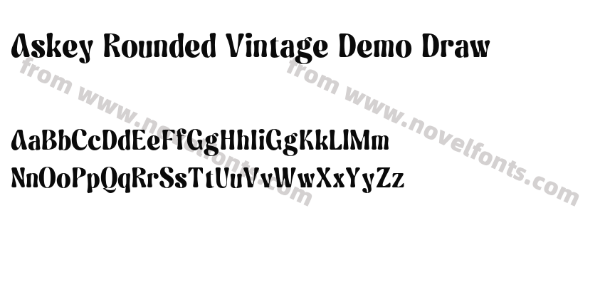 Askey Rounded Vintage Demo DrawPreview