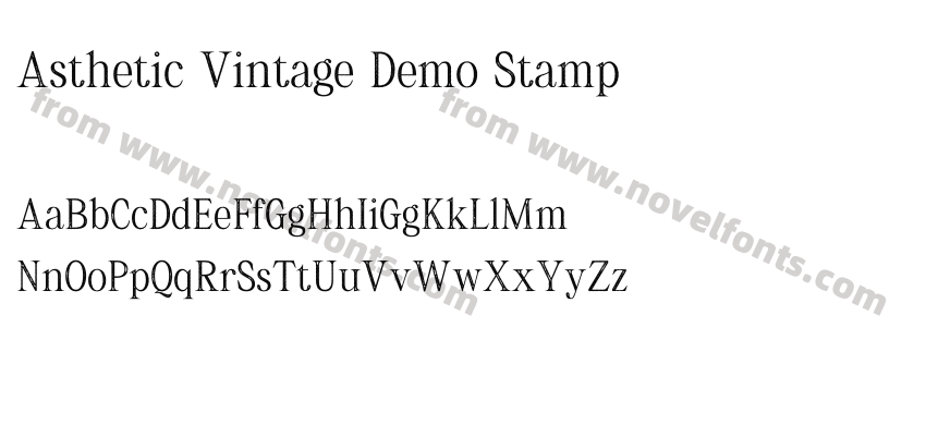 Asthetic Vintage Demo StampPreview