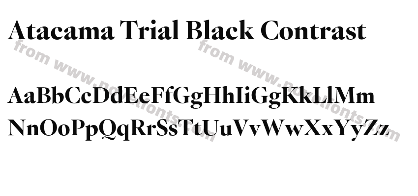 Atacama Trial Black ContrastPreview