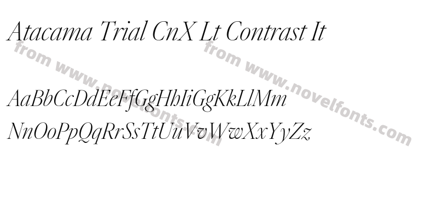 Atacama Trial CnX Lt Contrast ItPreview