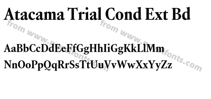 Atacama Trial Cond Ext BdPreview