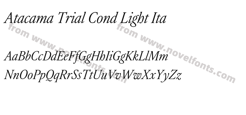 Atacama Trial Cond Light ItaPreview