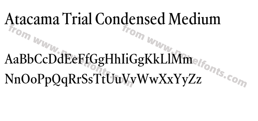 Atacama Trial Condensed MediumPreview