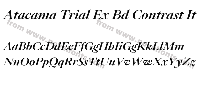 Atacama Trial Ex Bd Contrast ItPreview