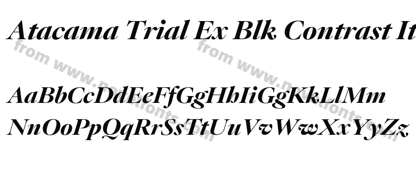 Atacama Trial Ex Blk Contrast ItPreview