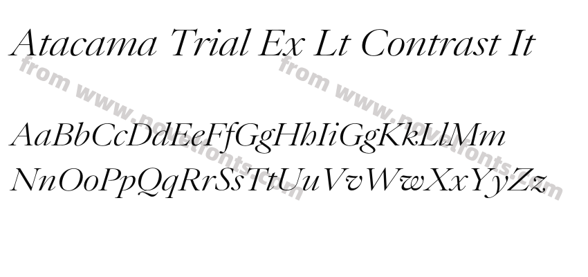 Atacama Trial Ex Lt Contrast ItPreview