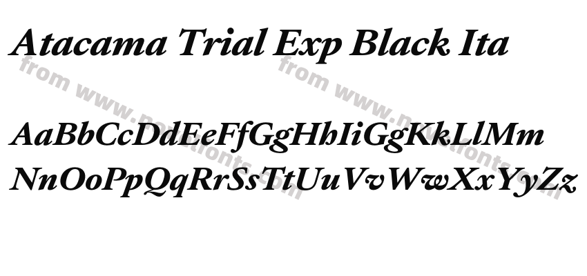 Atacama Trial Exp Black ItaPreview