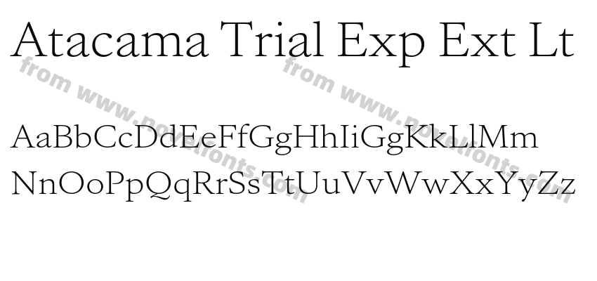 Atacama Trial Exp Ext LtPreview