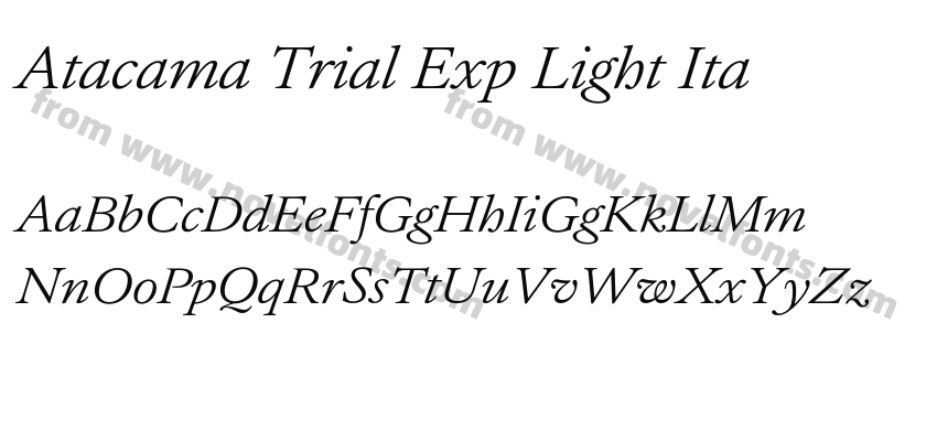 Atacama Trial Exp Light ItaPreview