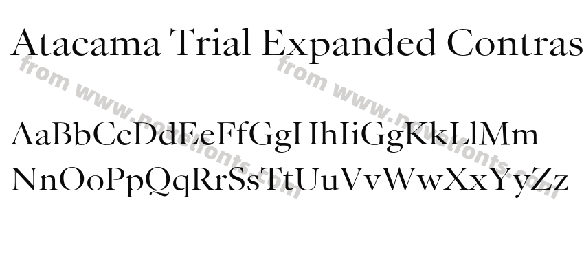 Atacama Trial Expanded ContrastPreview