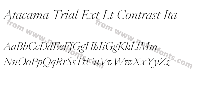 Atacama Trial Ext Lt Contrast ItaPreview